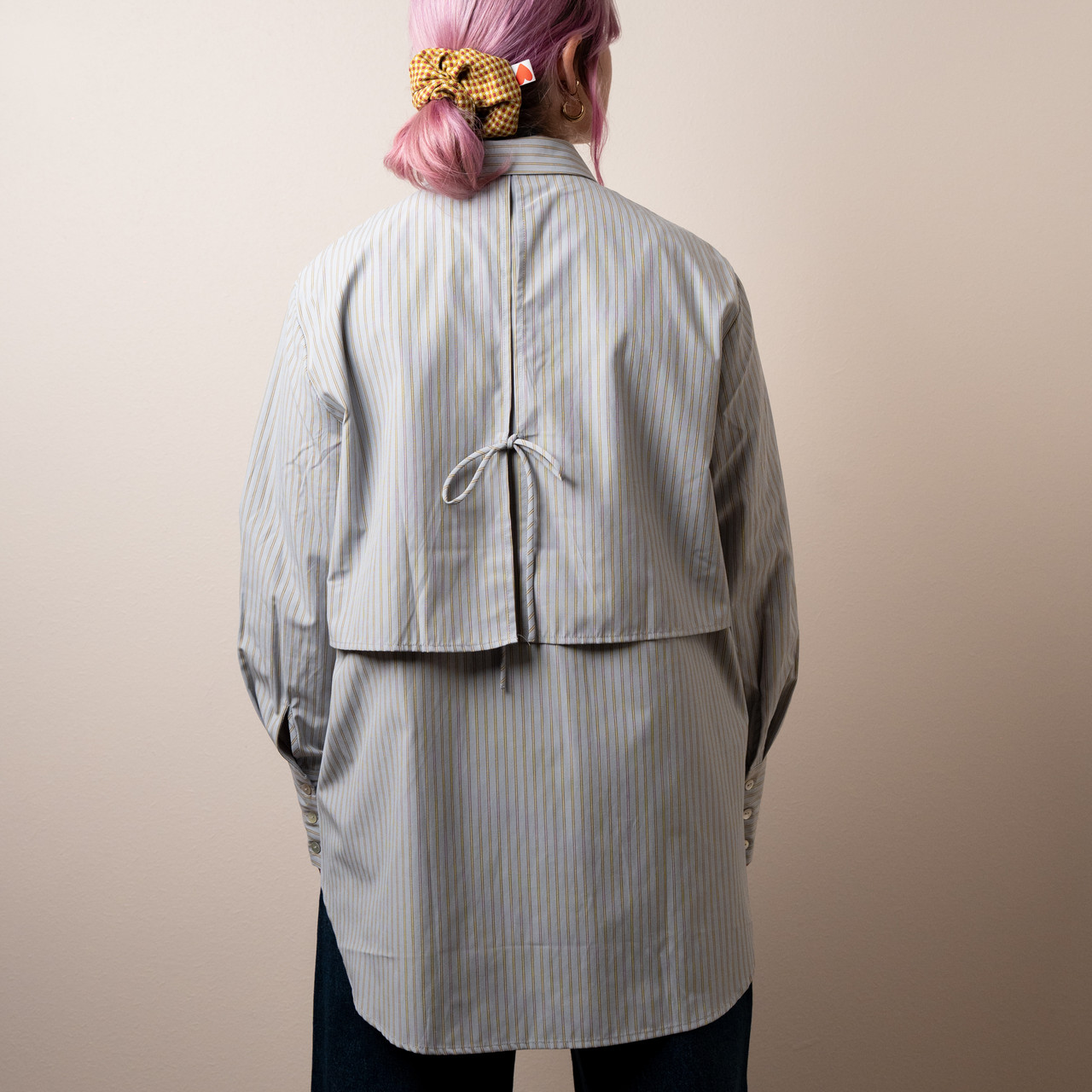 Camicia oversize a righe azzurra -  - Le Conturbanti Concept Store
