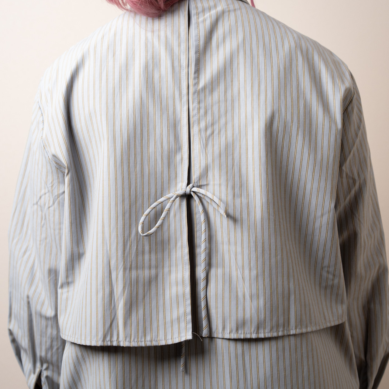 Camicia oversize a righe azzurra -  - Le Conturbanti Concept Store