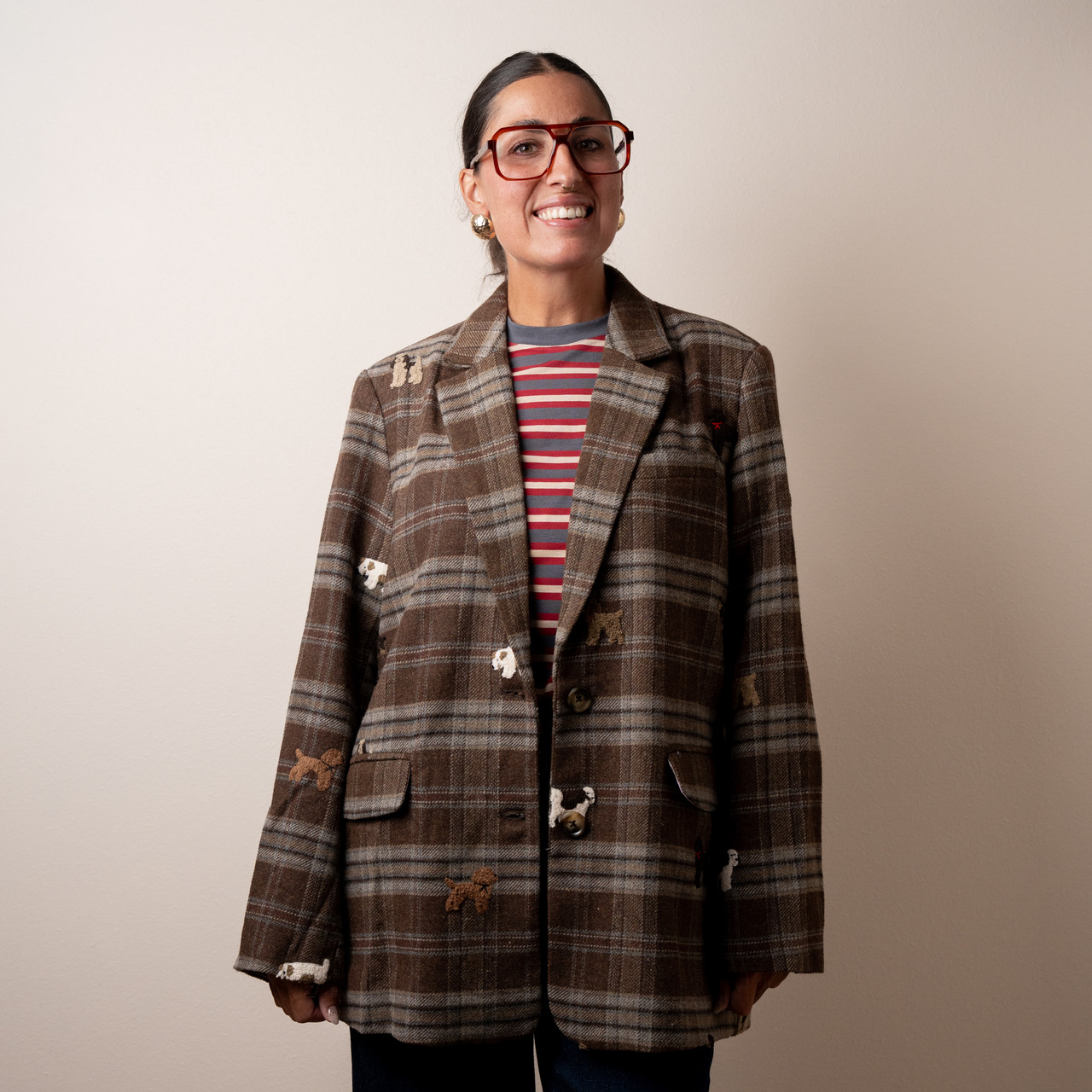 Blazer oversize cani -  - Le Conturbanti Concept Store
