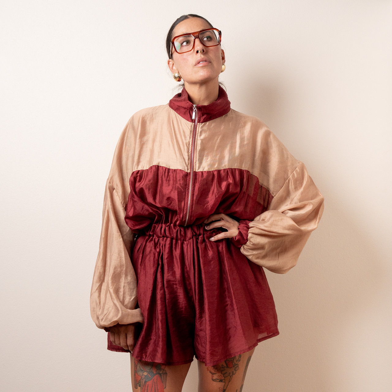 Tutina corta bicolor -  - Le Conturbanti Concept Store