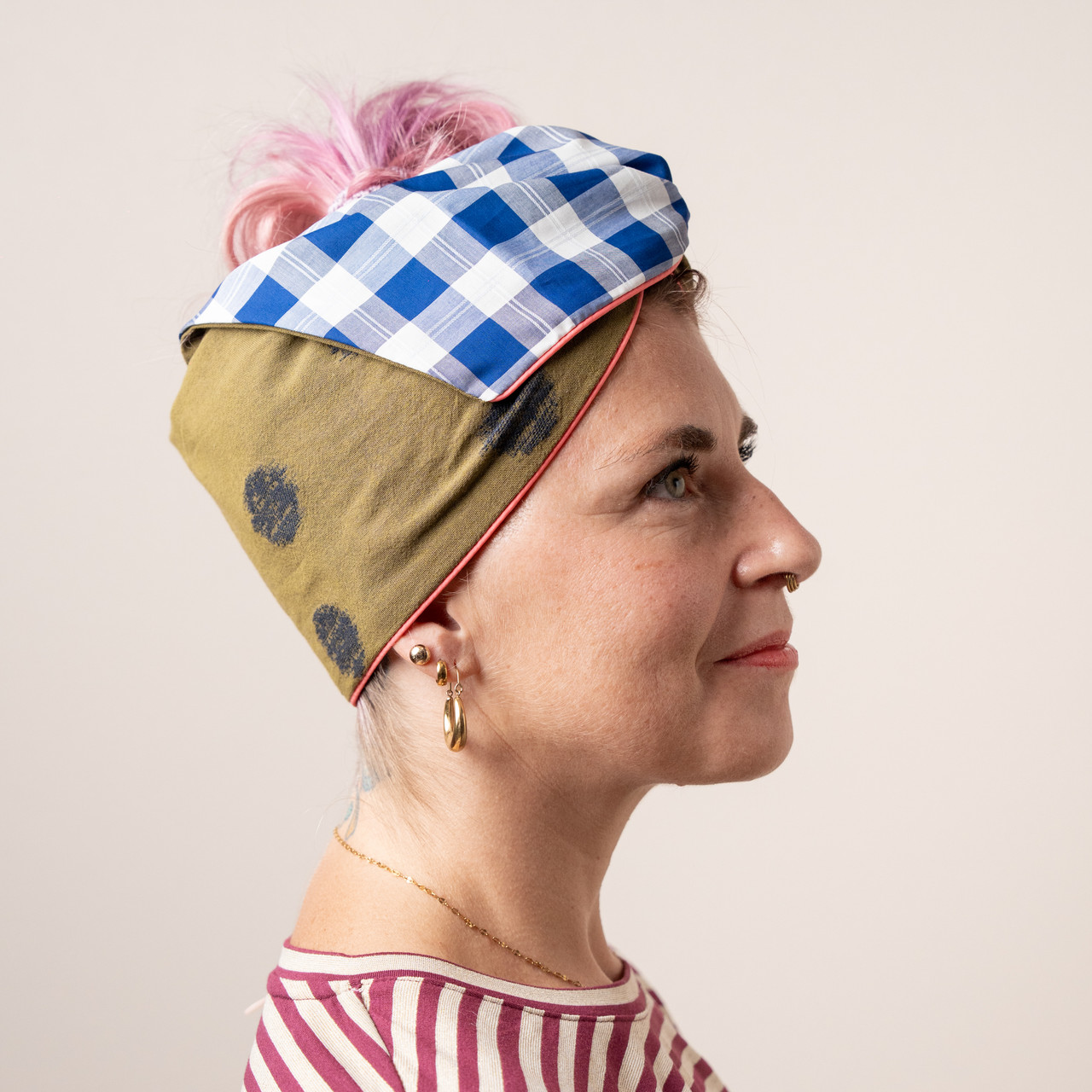 Turbante verde pois blu -  - Le Conturbanti Concept Store
