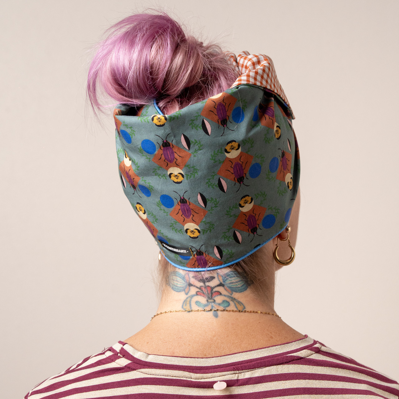 Turbante scarabeo piping -  - Le Conturbanti Concept Store