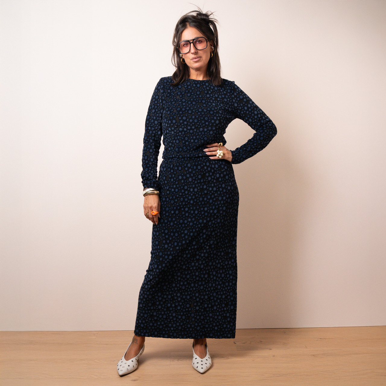 Maglia pois blu -  - Le Conturbanti Concept Store