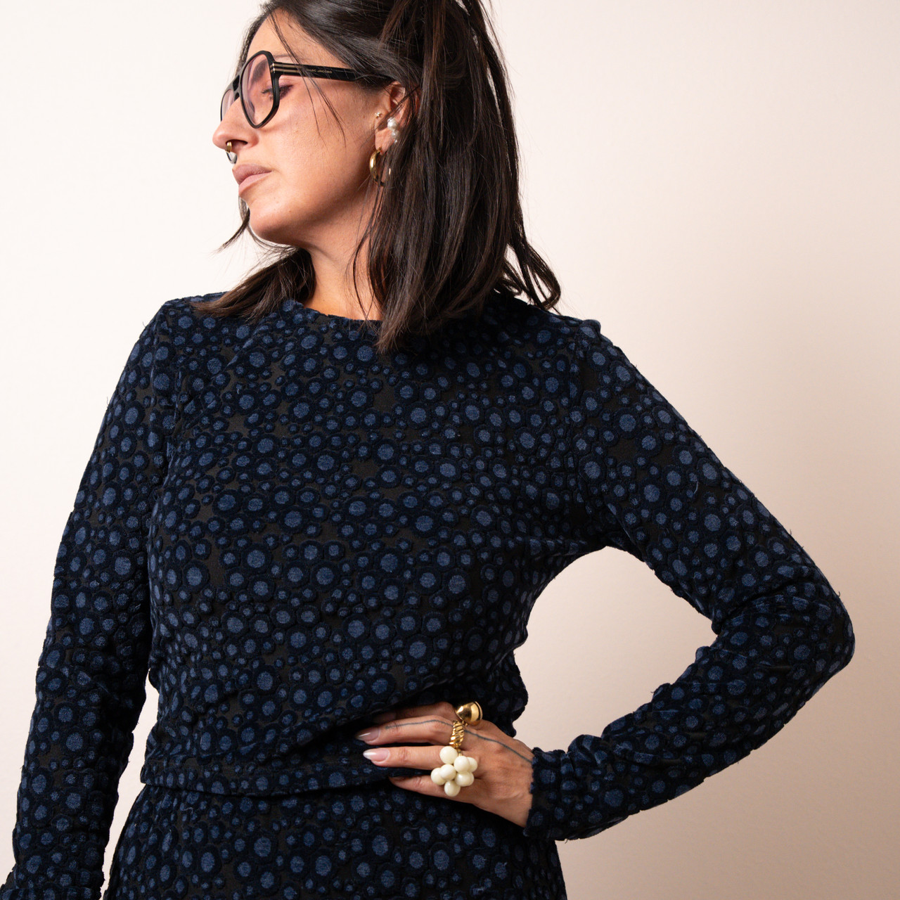Maglia pois blu -  - Le Conturbanti Concept Store