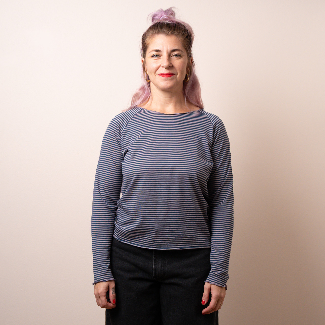 Maglia a righe blu e lilla -  - Le Conturbanti Concept Store