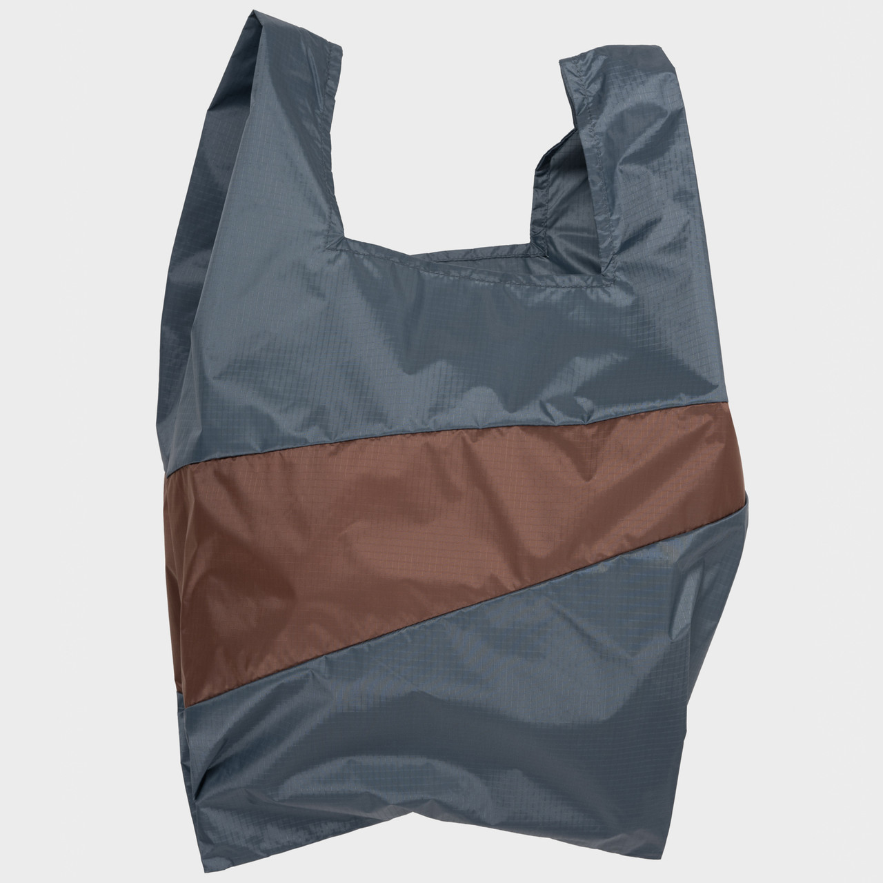 Shopping Bag M Petrolio-Cioccolato -  - Le Conturbanti Concept Store