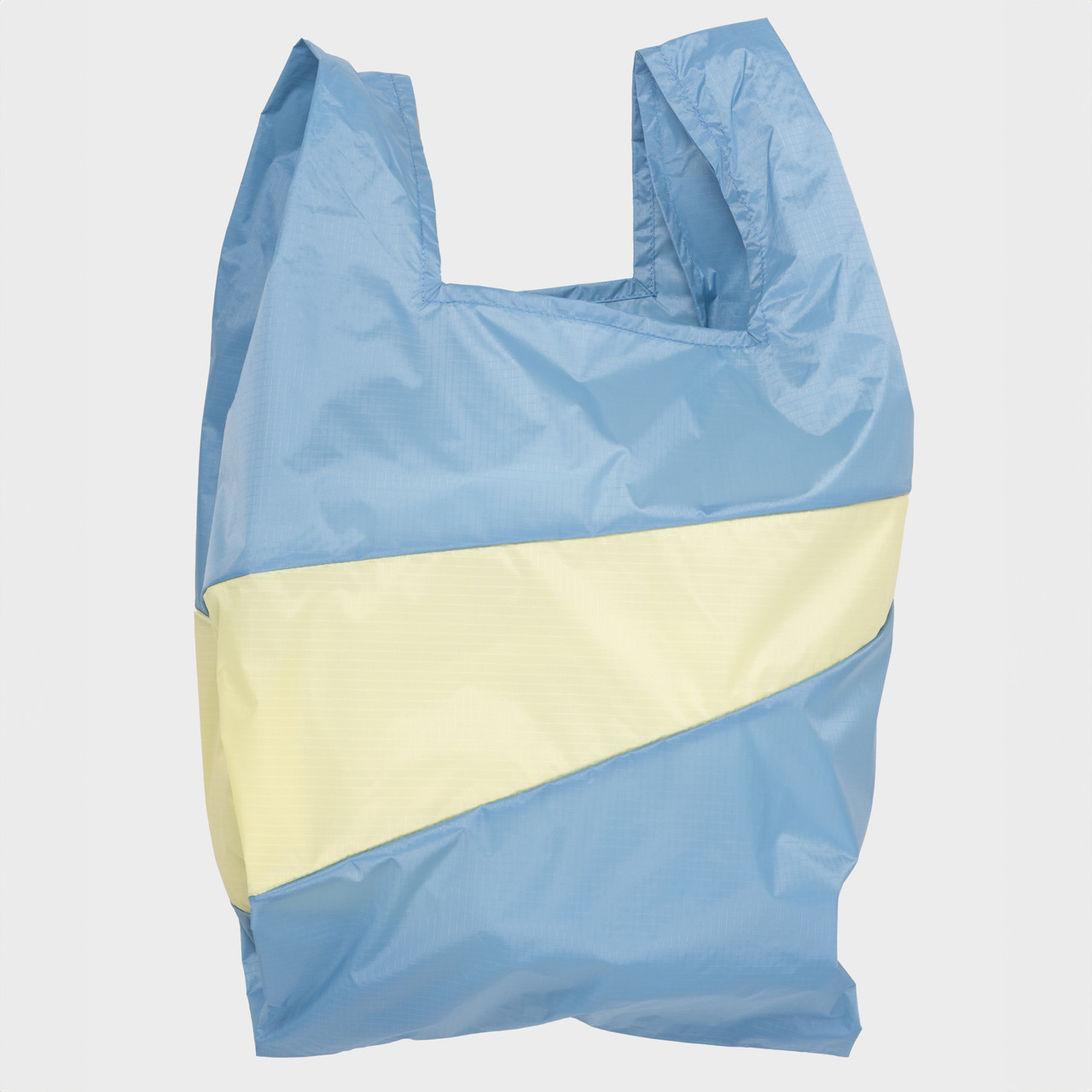 Shopping Bag L Celeste-Giallo -  - Le Conturbanti Concept Store