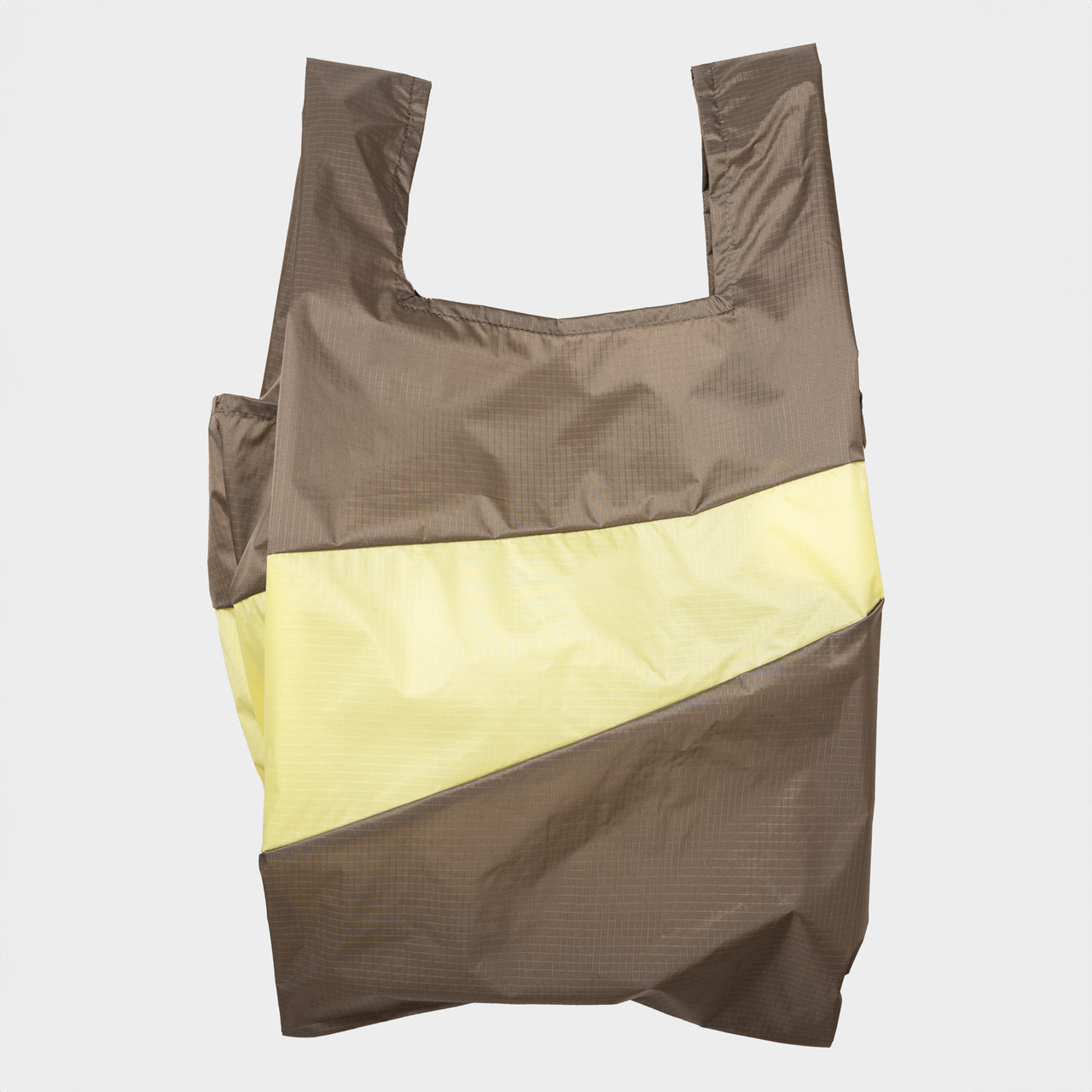 Shopping Bag L Tortora-Giallo -  - Le Conturbanti Concept Store