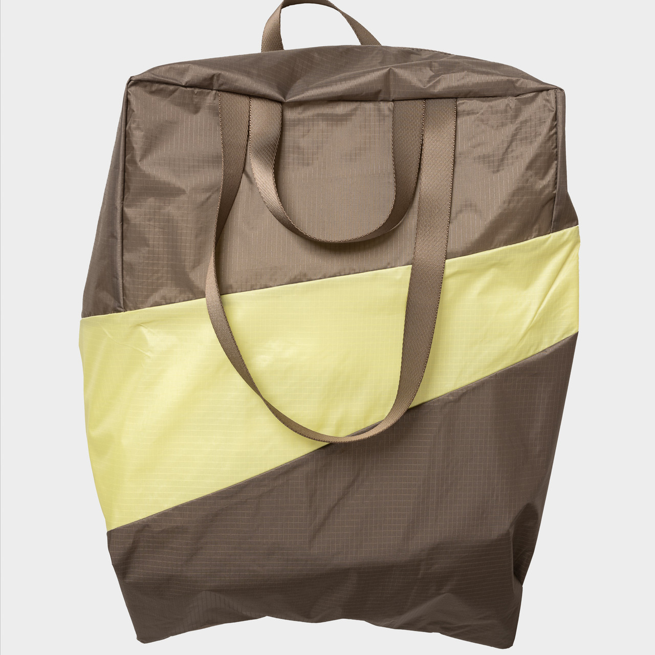 Maxi borsa Tortora-Giallo -  - Le Conturbanti Concept Store