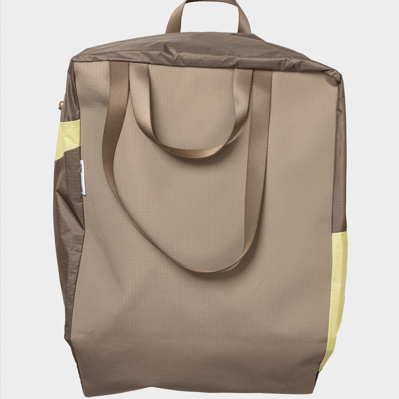 Maxi borsa Tortora-Giallo -  - Le Conturbanti Concept Store