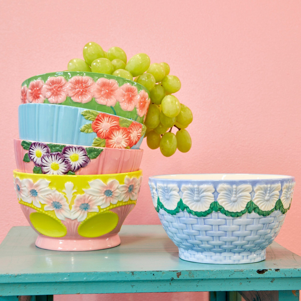 Bowl M Pink Flowers -  - Le Conturbanti Concept Store