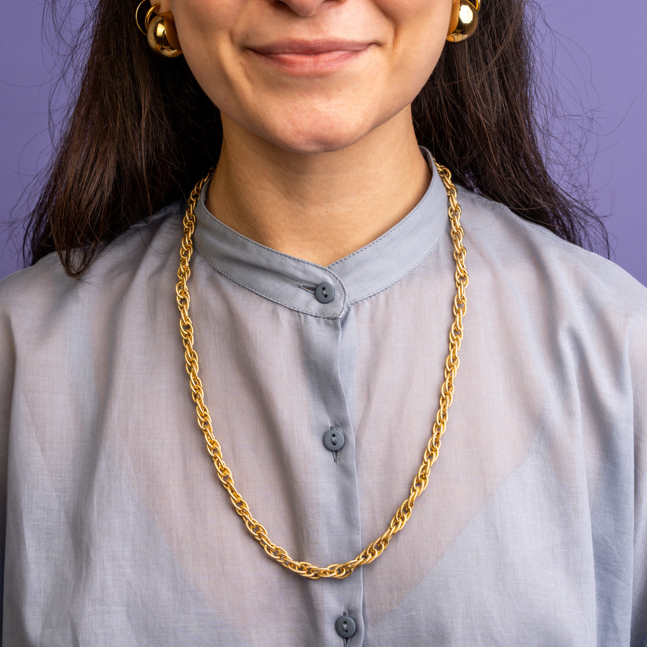 collana catena opaca -  - Le Conturbanti Concept Store