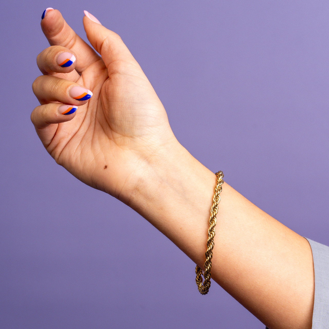 bracciale catena intrecciata oro -  - Le Conturbanti Concept Store
