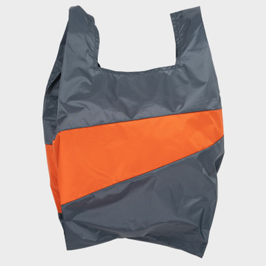 Shopping Bag M Petrolio-Arancione -  - Le Conturbanti Concept Store