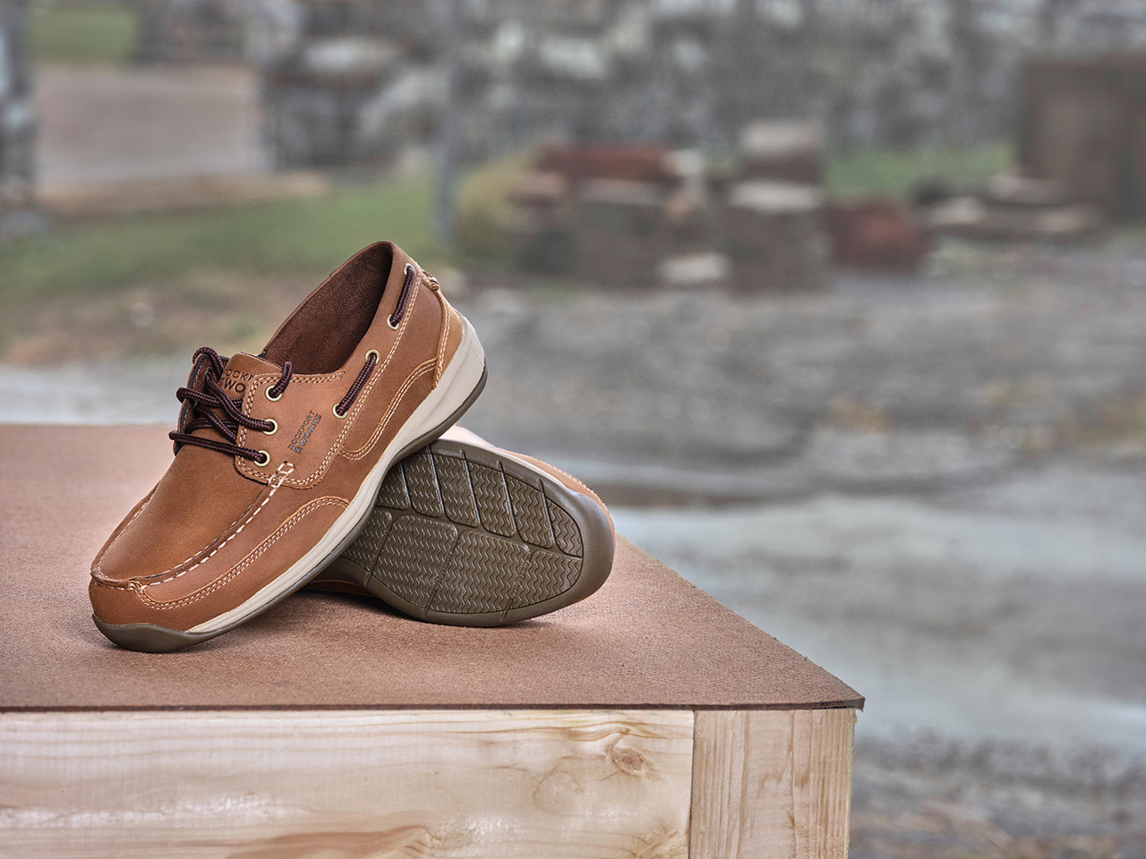 Rockport Sailing Club RK6736 Men's Steel Toe Boat Shoe