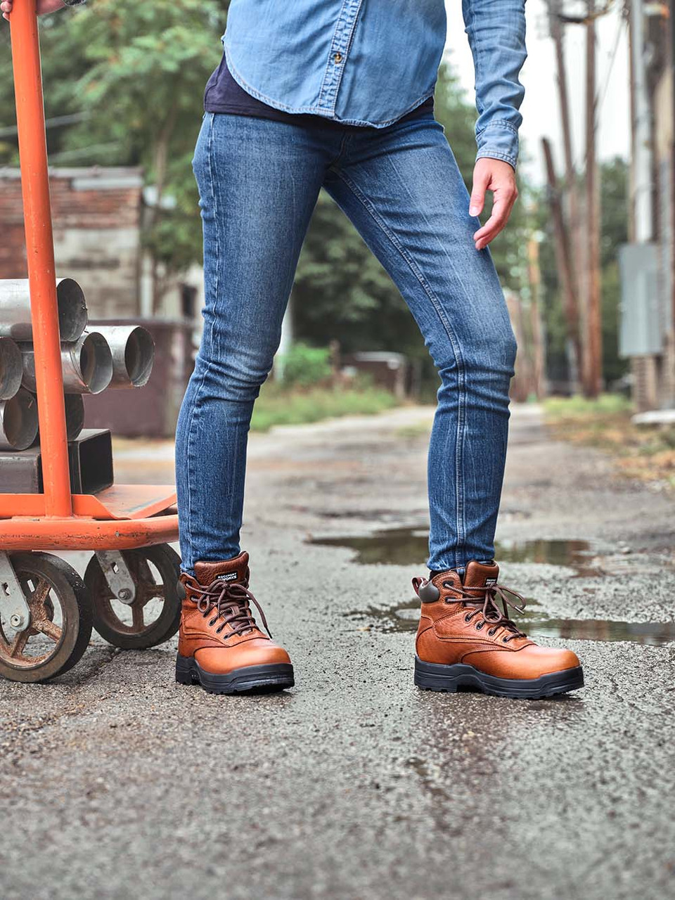 Rockport More Energy - RK668 - Women's Waterproof Work Boot