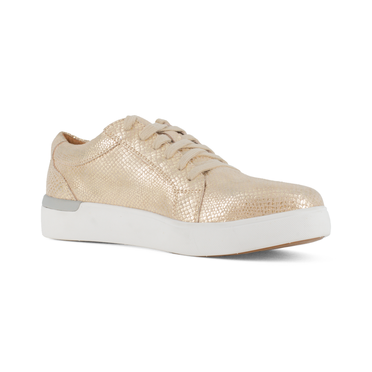 Parissa Work Women's Gold Classic Platform Work Sneaker - RK474