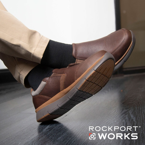 Rockport Primetime Casuals Work - RK5710 - Men's Brown Trutech Shoes