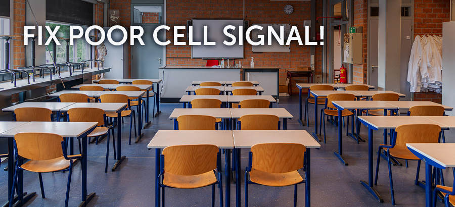 Fix poor cell signal in schools with solutions from Powerful Signal