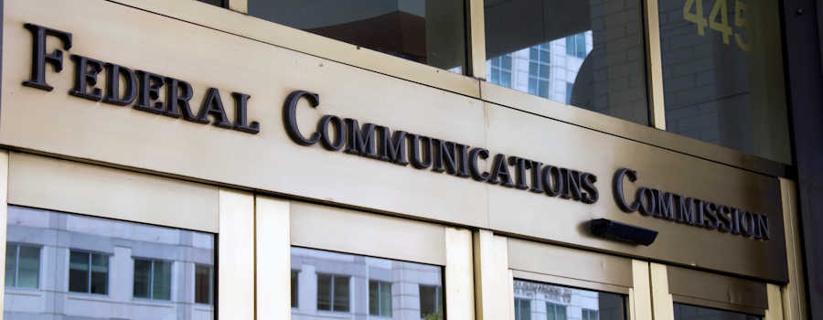 Federal Communications Commission headquarters entrance, Washington DC