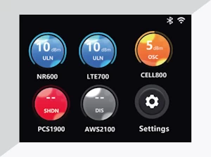HiBoost CommLink 10K Pro20T-5S-BTW LCD display and controls
