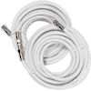 Wilson Electronics RG6 white coax cables 15 ft. (2) 950615 icon