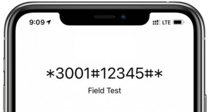 Dial *3001#12345#* to put an iPhone into Field Test Mode