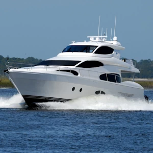 motor yacht underway