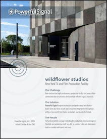 Powerful Signal Wildflower Studios CEL-FI QUATRA 4000c case study