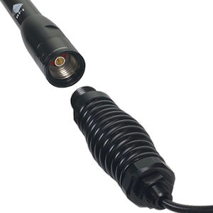 LTE Vehicle Antenna RFI Quick-Release 38-Inch Whip 6.5 dBi 698–2700 MHz TS210701 quick-release connector