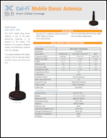 Download the Cel-Fi mobile donor antenna A41-V21-100 data sheet (PDF)