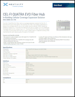 Download the CEL-FI QUATRA EVO Fiber Hub data sheet (PDF)