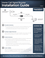 Download the Powerful Signal home cell signal booster installation guide (PDF)