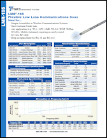 Download the Times Microwave LMR-195 spec sheet (PDF)