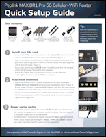 Download the Peplink MAX BR1 Pro 5G quick setup guide (PDF)