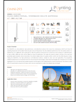 Download the Poynting OMNI-293 building antenna spec sheet (PDF)