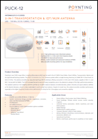 Download the Poynting PUCK-12 vehicle/IoT antenna spec sheet (PDF)