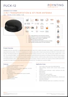 Download the Poynting PUCK-12-V2 vehicle/IoT antenna spec sheet (PDF)