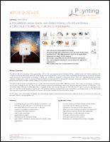 Download the Poynting XPOL-2 MIMO 2x2 antenna spec sheet (PDF)