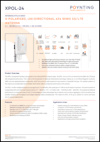 Download the Poynting 4x4 MIMO antenna spec sheet (PDF)