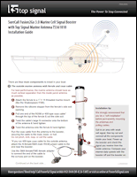 Download the Marine SureCall Fusion2Go 3.0 high-gain antenna kit installation guide (PDF)