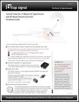 Download the Marine SureCall Fusion2Go 3.0 high-gain antenna kit installation guide (PDF)