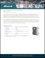 Download the SureCall SpeedLink spec sheet (PDF)