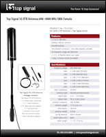 Download the Top Signal 5G OTR antenna TS210401 spec sheet (PDF)