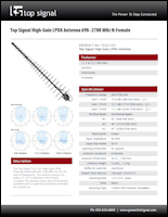 Download the Top Signal TS221101 spec sheet (PDF)