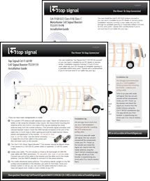 RV CEL-FI GO G32 Cell Signal Booster TS559119 Installation Guides