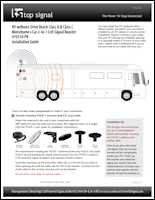 RV weBoost Drive Reach Class A & Class C Motorhome+Car 2-in-1 470154-PK installation guide (PDF)