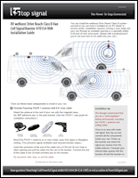 RV weBoost Drive Reach Class B Van Cell Signal Booster 470154-VAN installation guide (PDF)