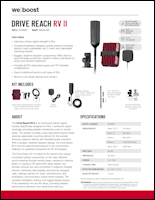 Download the weBoost Drive Reach RV II 474061 spec sheet (PDF)