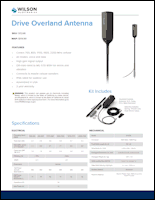 Download the Wilson Drive Overland antenna 311248 spec sheet (PDF)